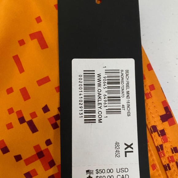 New mens Oakley XL and XXL Beach Pixel shorts - Picture 4 of 6
